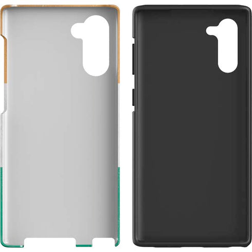 Ivory Coast Flag Distressed Galaxy Note 10 Pro Case
